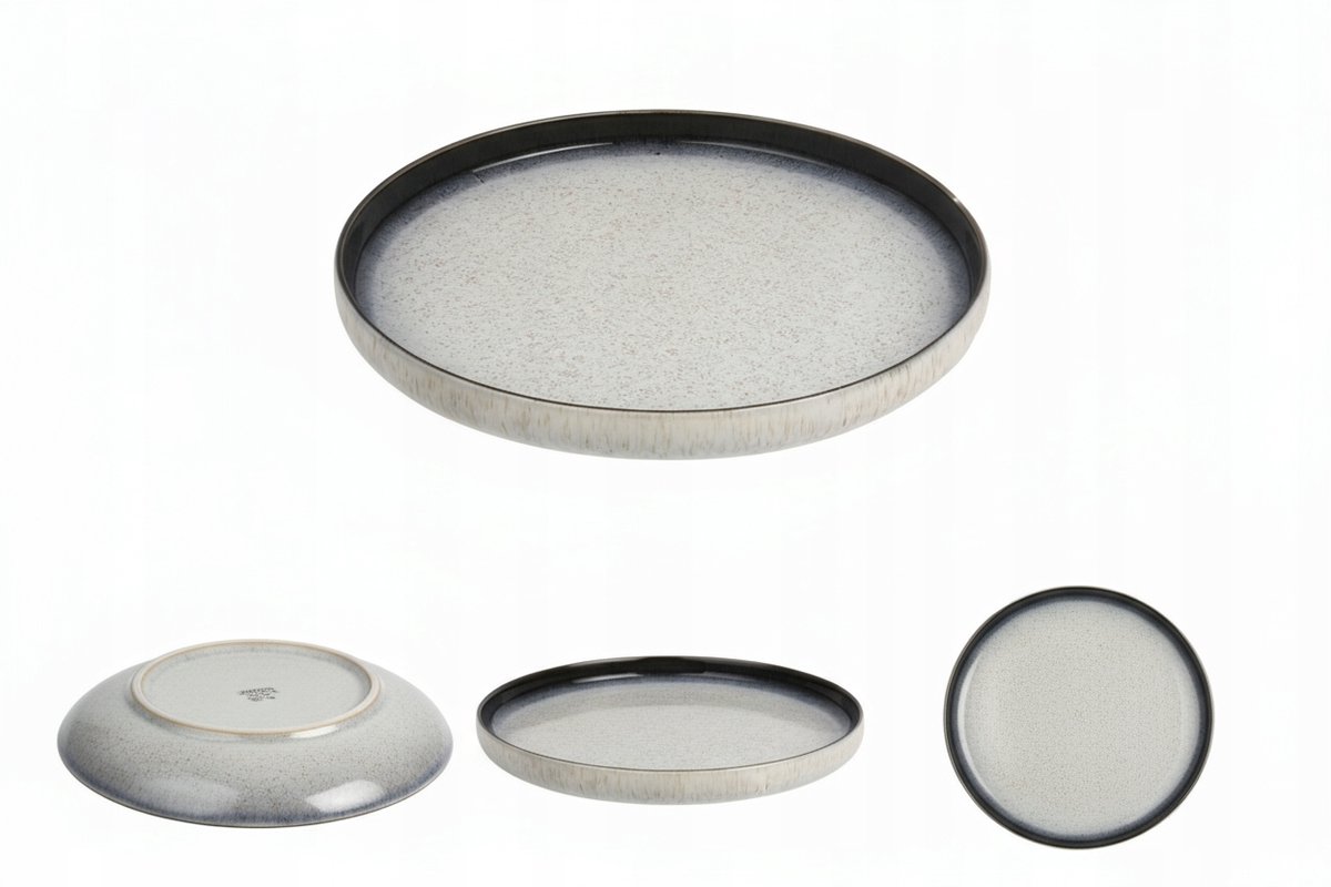 LUNA LINE Rond Bord 30cm - Grote keramische serveerschaal