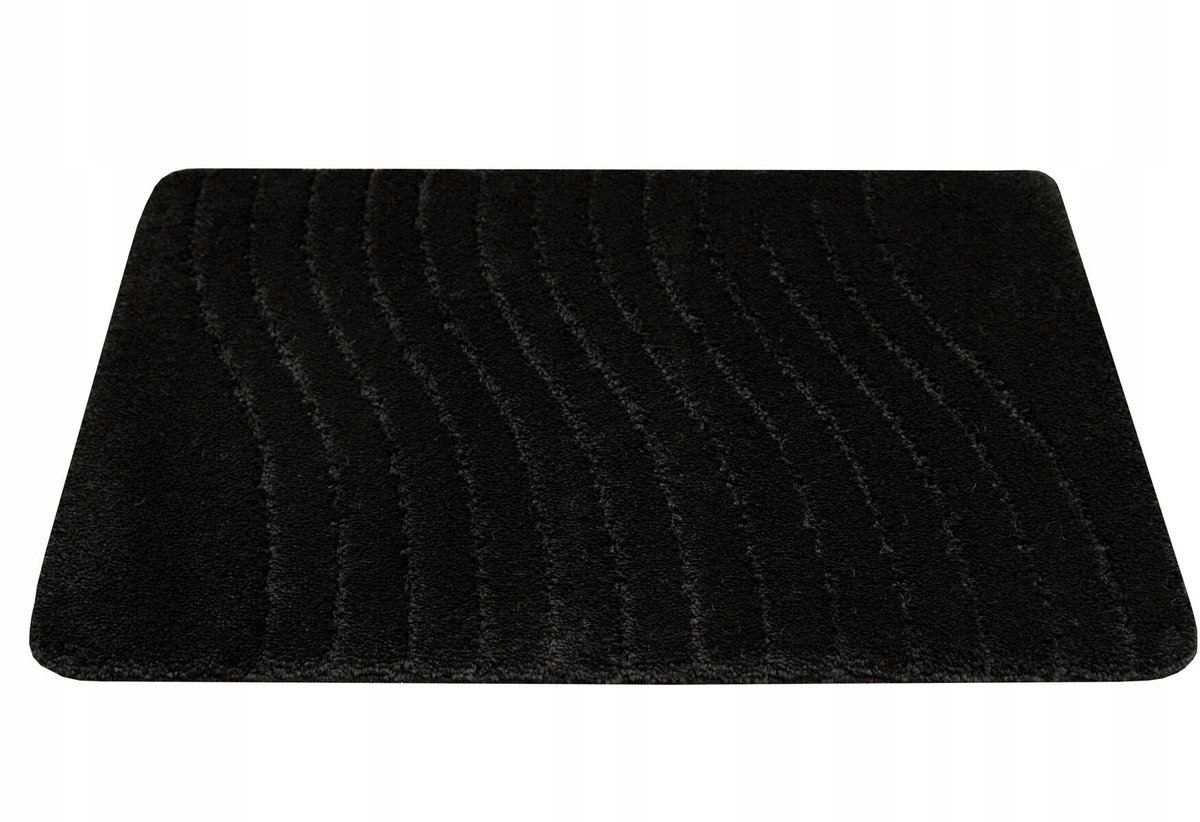 Antislip Badmat Sara Zwart Goud 60x100 cm