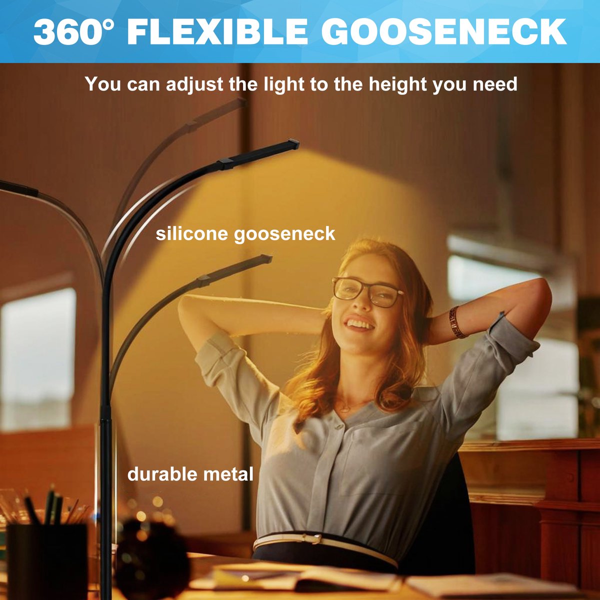 YONO - Flexibele LED Bureaulamp thumbnail 4
