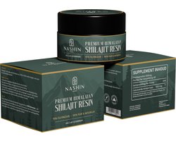 Shilajit Hars 30g – 100% Pure Himalaya Resin – Rijk aan fulvinezuur (90%!) - Labgecertificeerd - NASHIN