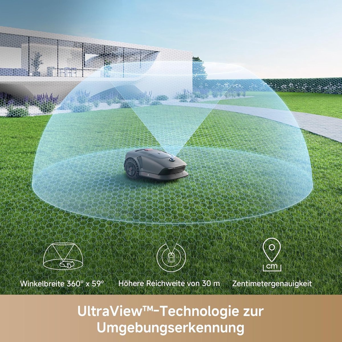 Robot UltraView 3D LiDAR Robotmaaier met App-Besturing - afbeelding 2