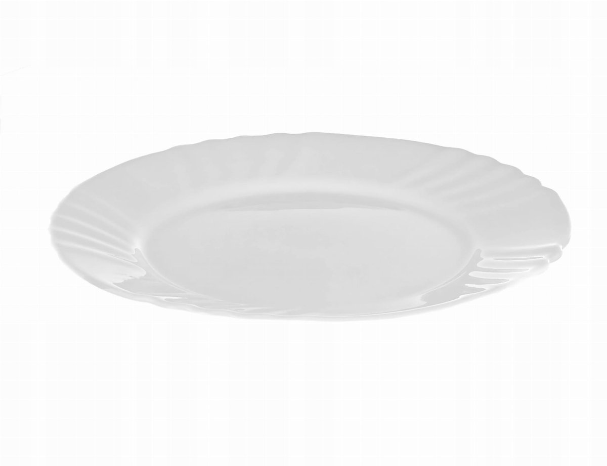 Wit Talerz Deserowy Płaski 19cm - Eleganckie Szkło