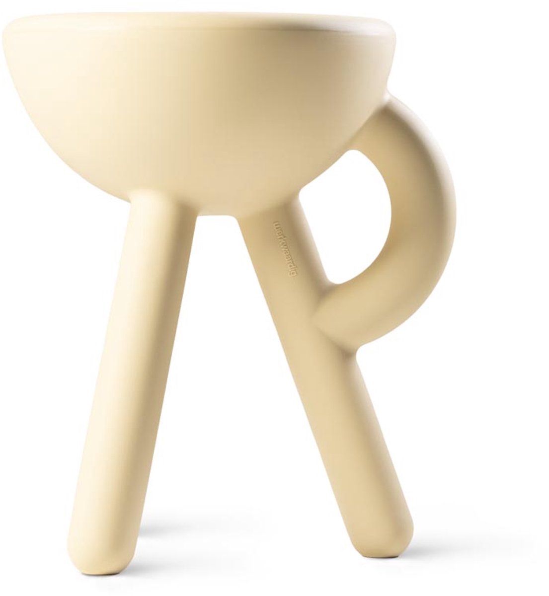 Tubby kruk Biscuit / Tubby Stool Biscuit - Design krukje / bijzettafel - Werkwaardig.