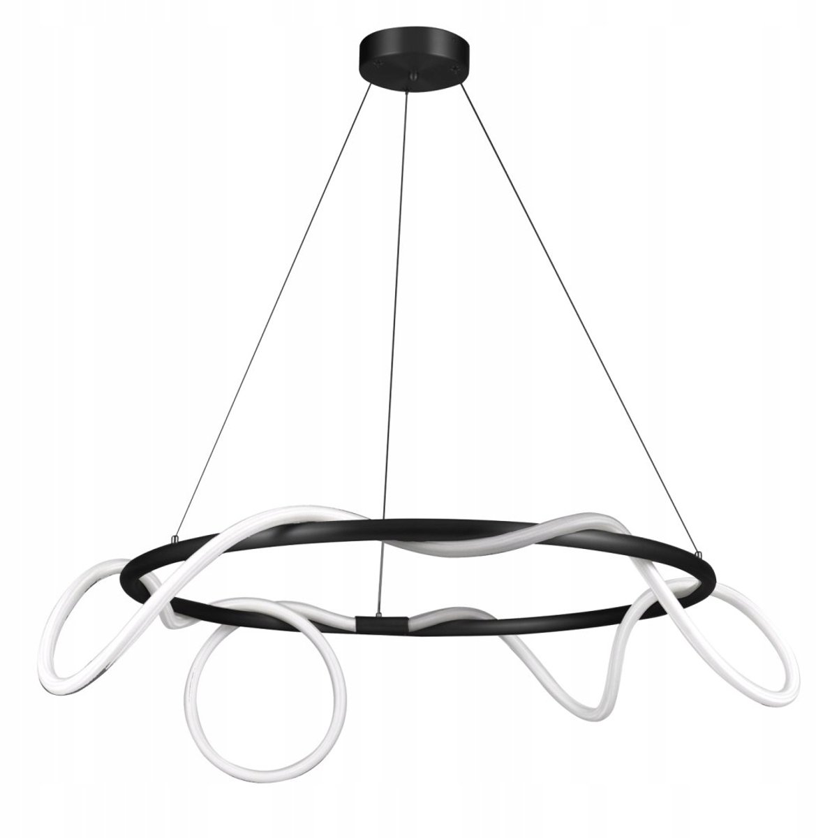FANTASIA RONDE LED hanglamp Zwart 60 cm