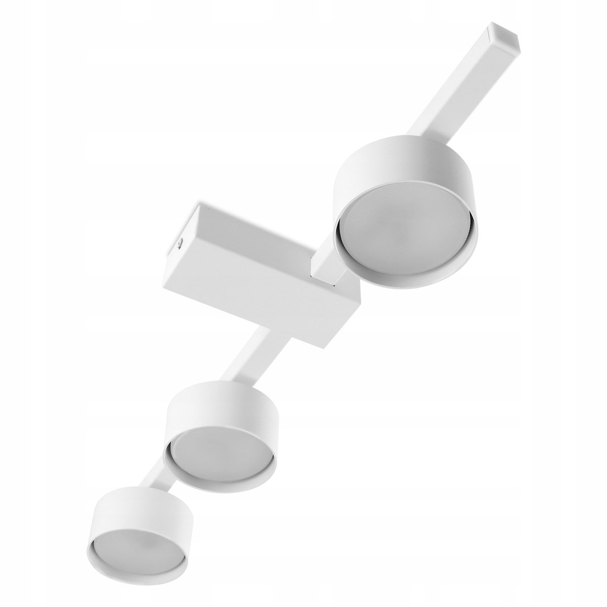 LED plafondlamp spot GX53 Wit Mat - 3 lichtpunten