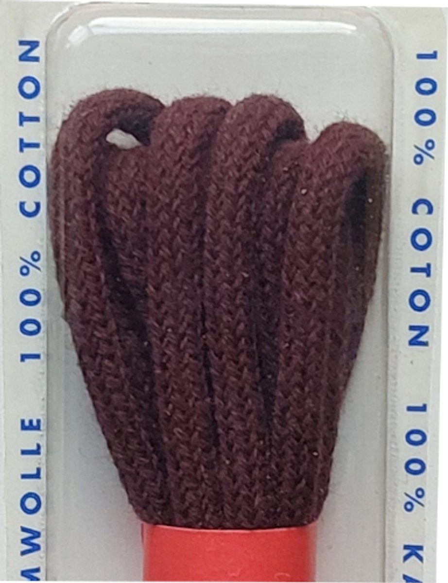 GVS Veter - Bordeaux - Rond - Koord Veters - Lengte 90 cm - Dikte 3 mm - Schoenveter