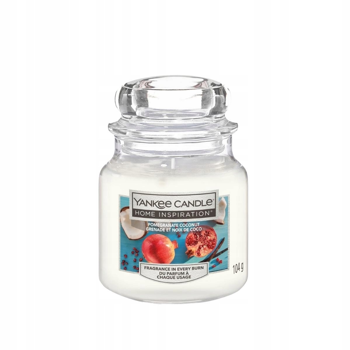 Yankee Candle Geurkaars Granaatappel Kokos 104g - Huisdecoratie Red