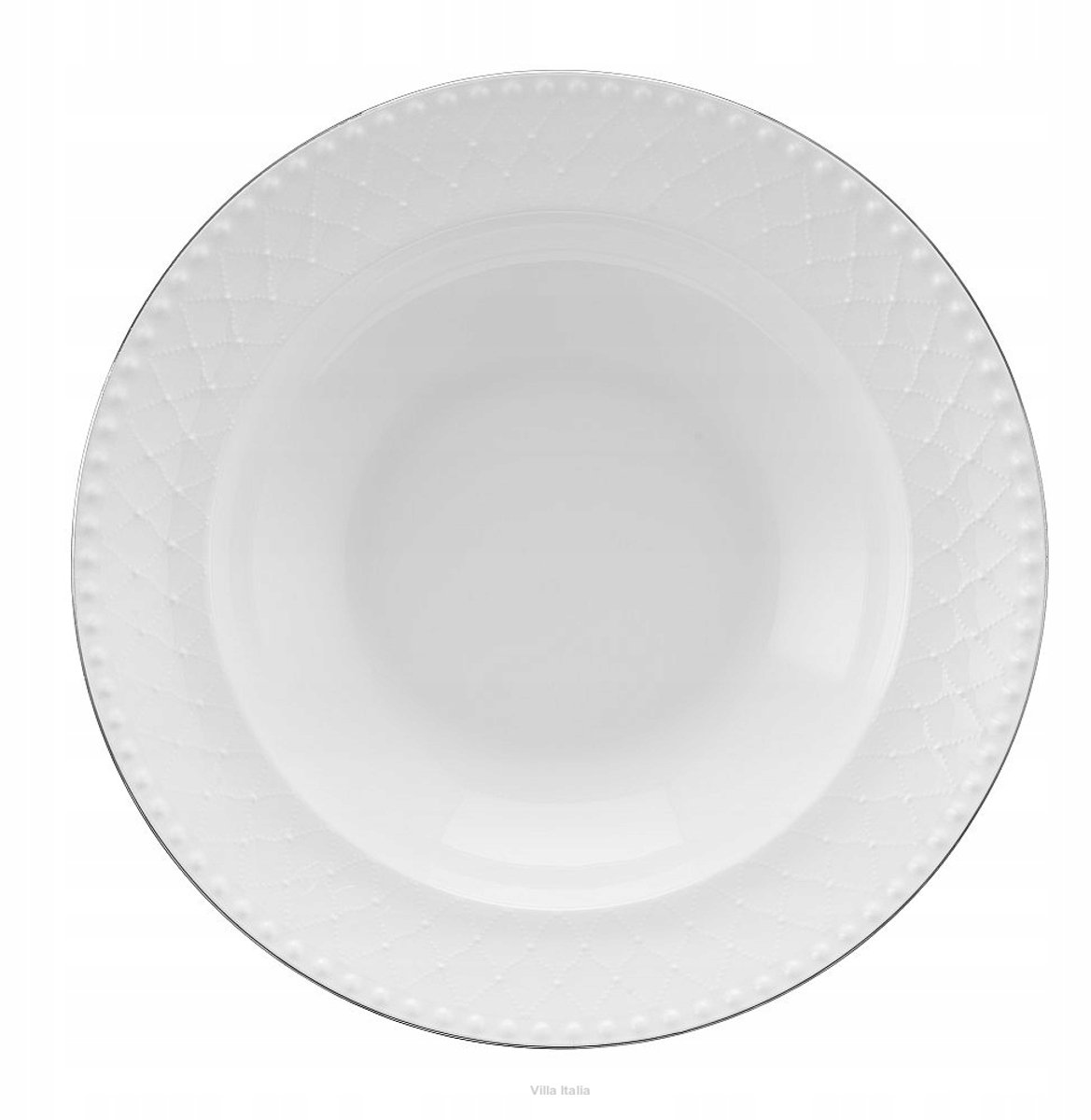 Villa Italia Roma Platin Diep Bord 23 cm - Luxe Porselein