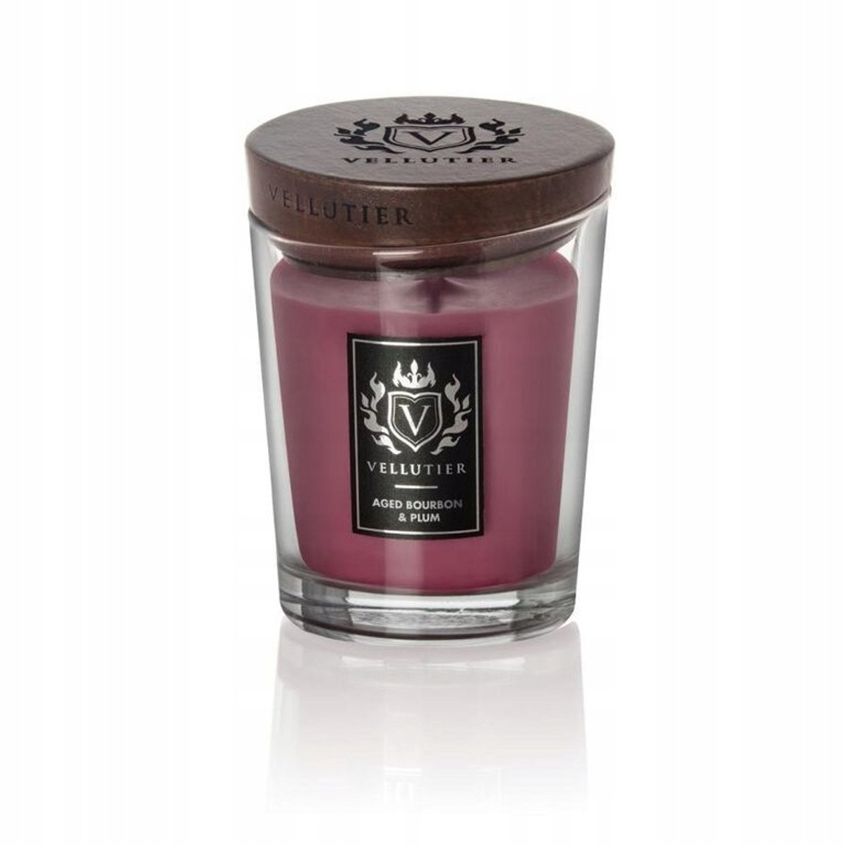 Vellutier Geurkaars Aged Bourbon & Plum - Medium - Tot 70 uur brandtijd