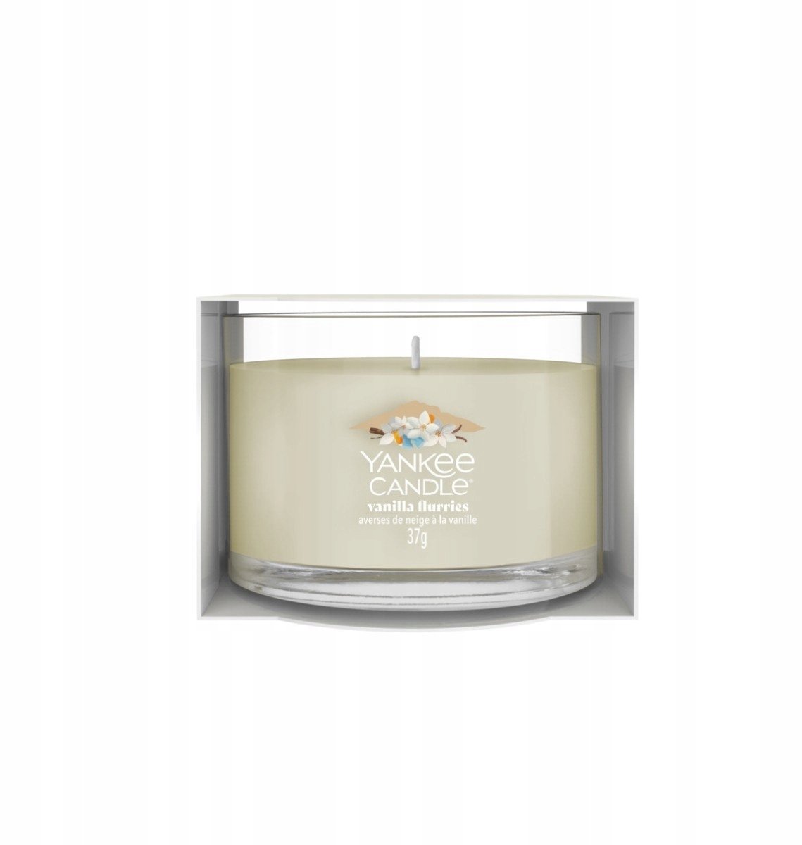 Yankee Candle Filled Votive - Vanilla Flurries - 10 branduren - 1 stuk Beige