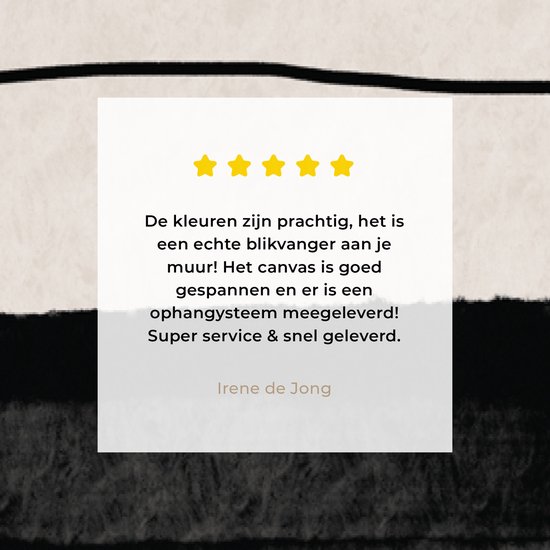 Canvas schilderij 180x60 cm - Wanddecoratie Abstract - Lijnen - Zwart - Beige - Kunst - Muurdecoratie woonkamer - Slaapkamer decoratie - Kamer accessoires - Schilderijen op canvas
