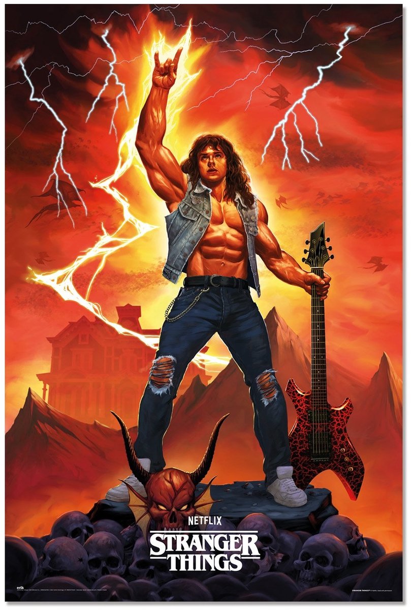Grupo Erik Poster Stranger Things - Eddie 61x91,5cm Divers