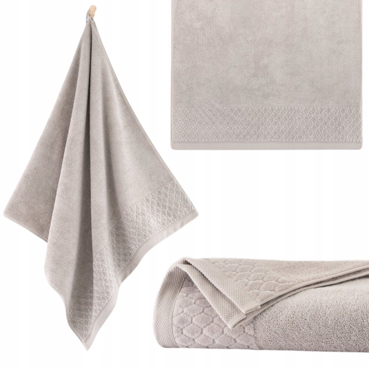 Zwoltex Carlo Handdoek 30x50cm Sepia - Luxe Egyptisch Katoen