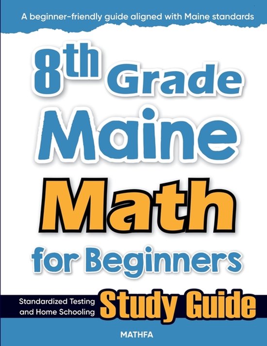 8th Grade Maine Math for Beginners - cover