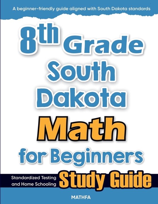 8th Grade South Dakota Math for Beginners - cover