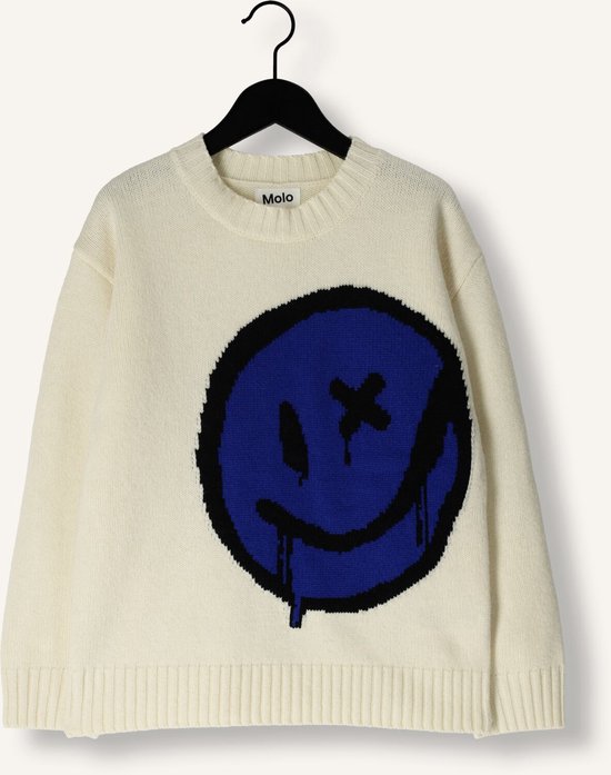 Pulls & Gilets en Wool Molo Brian Kids - Pull - Sweat à capuche - Cardigan - Écru - Taille 134/140
