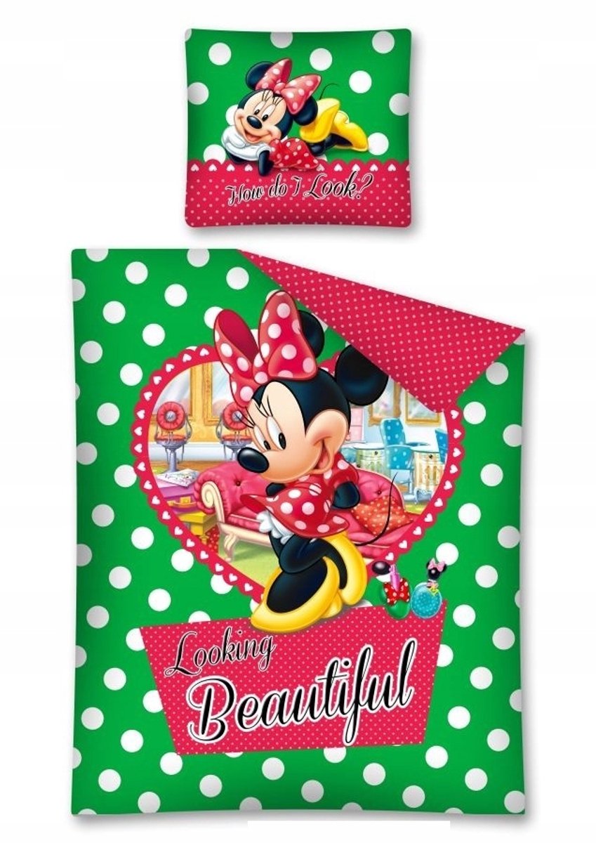 Minnie Mouse Kinderbeddengoed 140x200 cm - 100% Katoen
