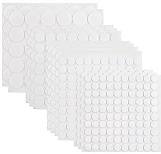 Zelfklevende Foam Dots - 12 Vellen in 4 Maten voor Craft DIY Art Supplies