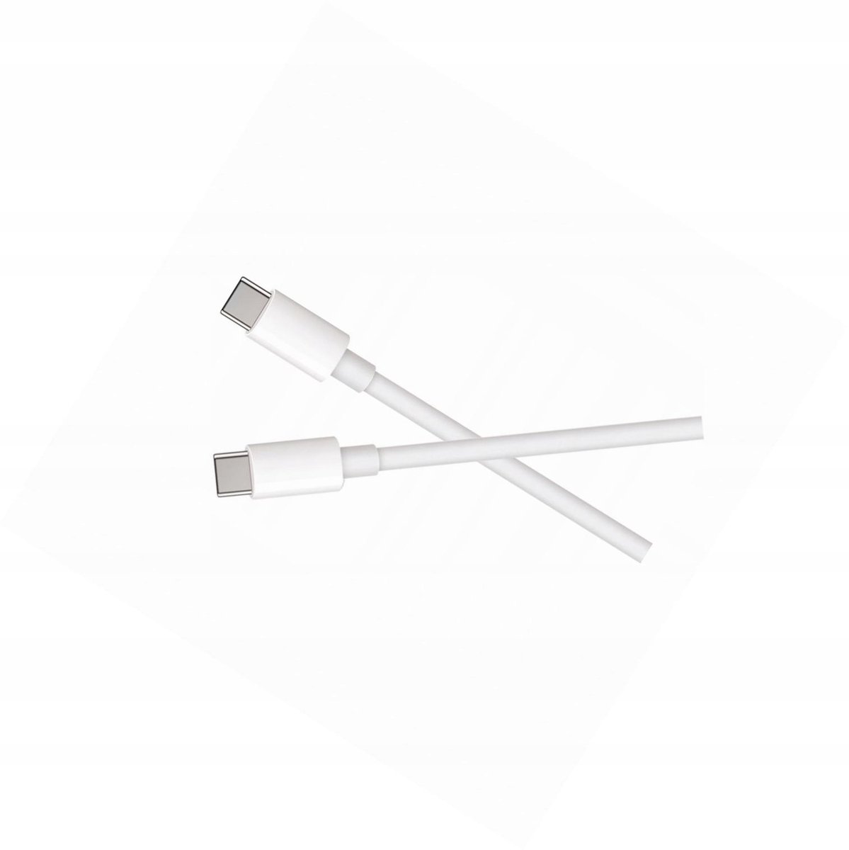 Lange USB-C naar USB-C kabel 2m voor snelladen - Wit