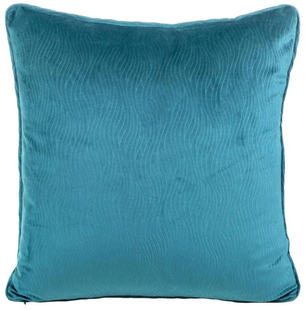 Decoratieve Kussensloop Lili 40x40cm, Donkerblauw Velours