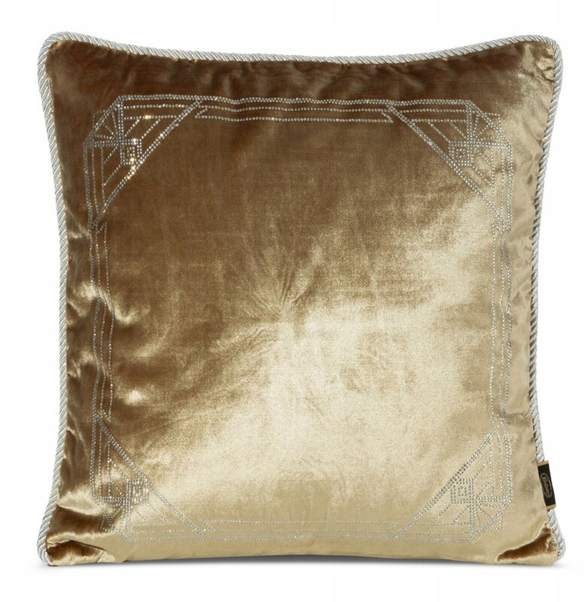 Luxe Velours Kussenhoes Royal9 45x45cm Honingkleurig