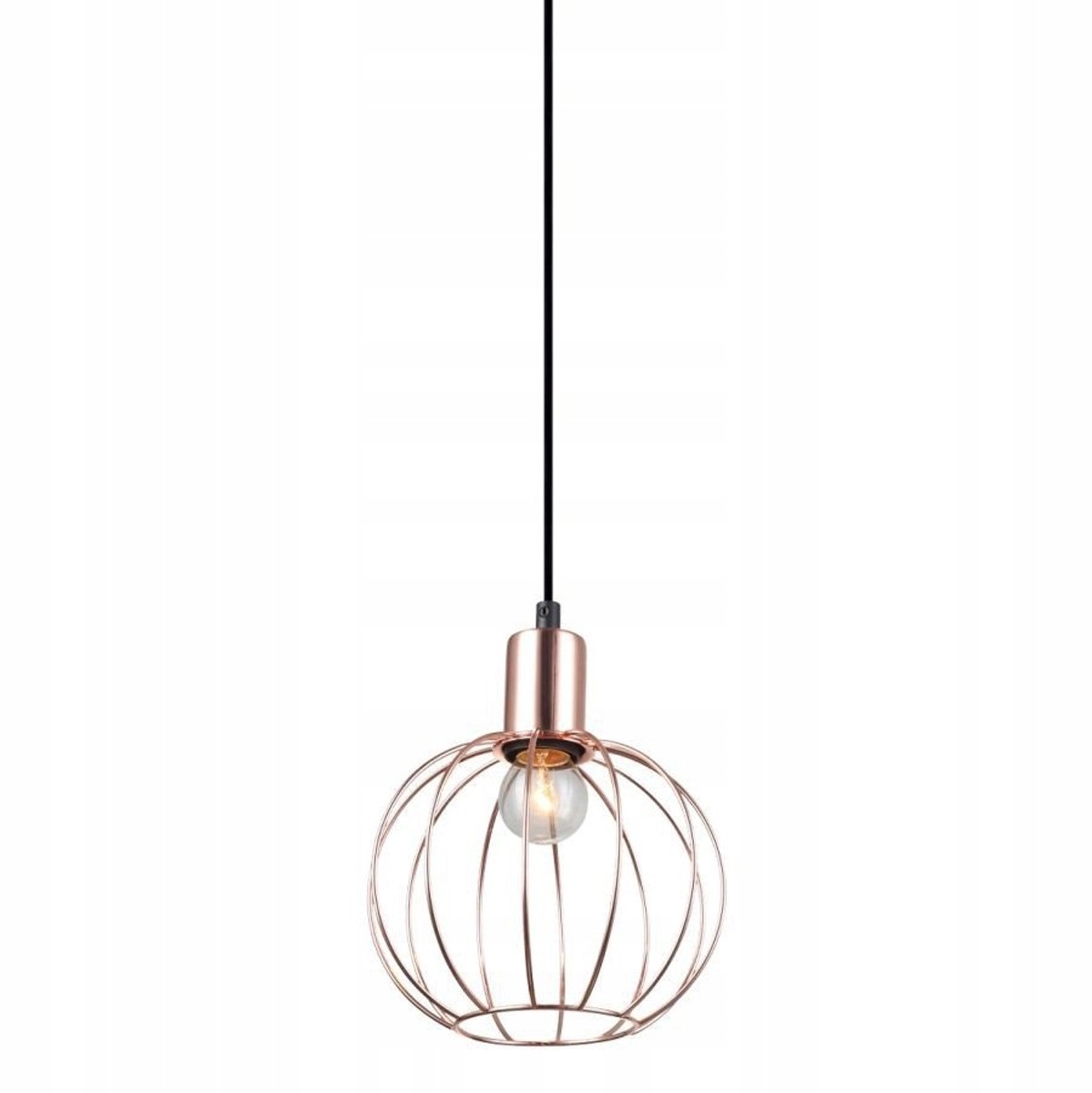 Gervais Hanglamp MDM-3344/1 BK+COP - Modern Zwart/Koper