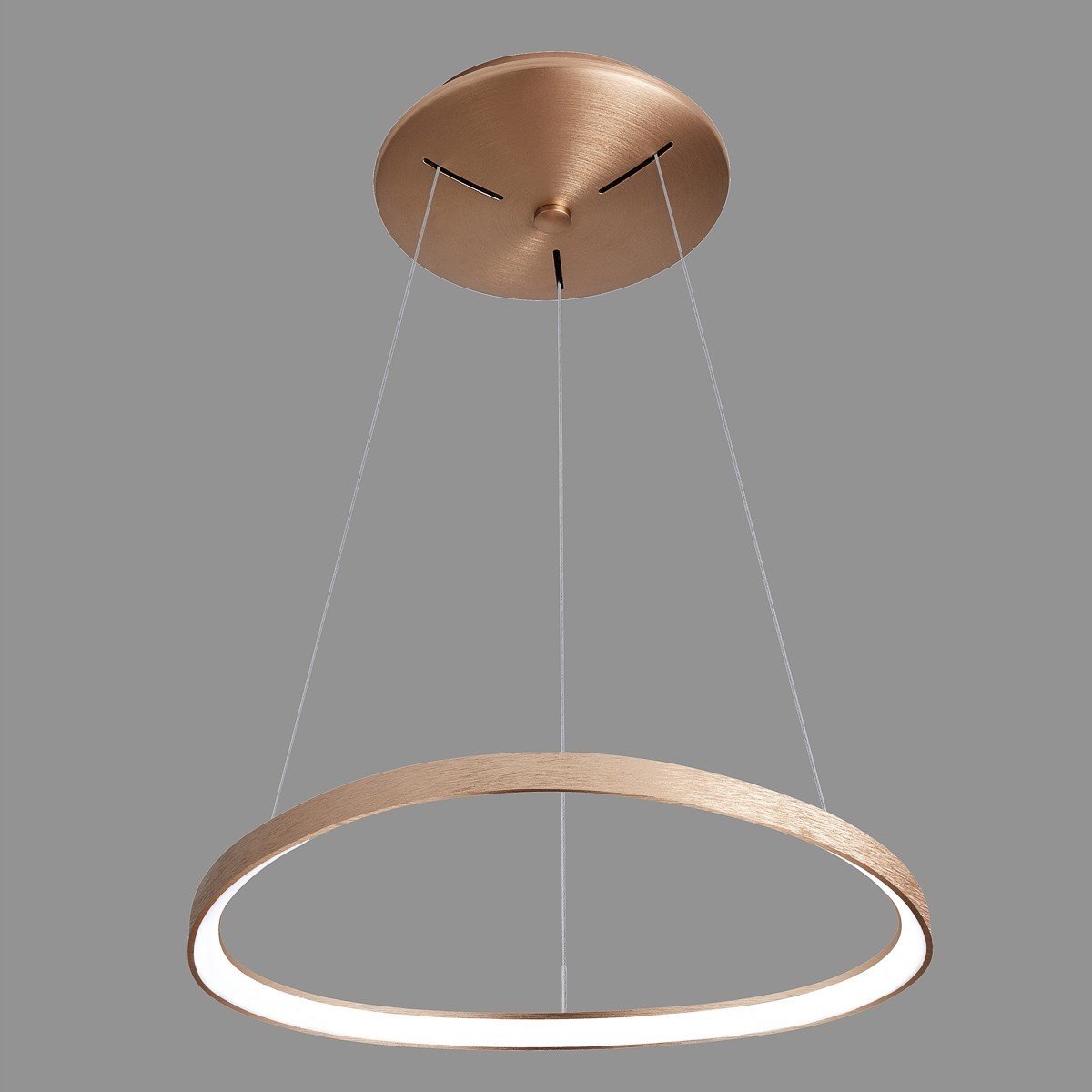 Italux Morfi Hanglamp 5355-848ROP-GB-3 - Modern Bruin Aluminium