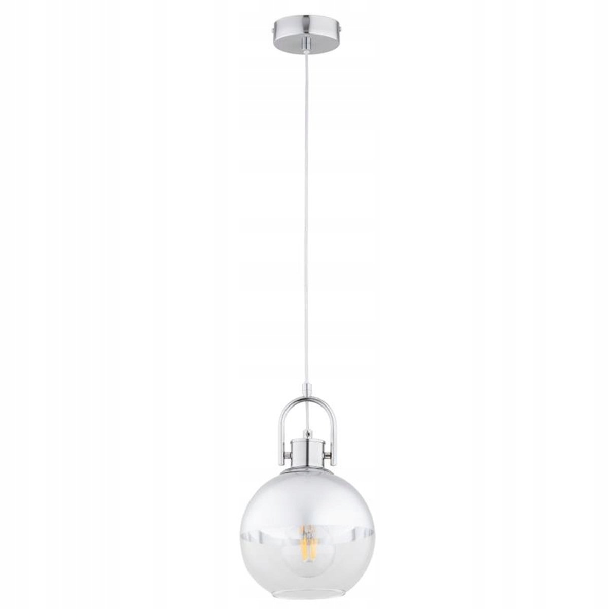 ALFA DEROL Hanglamp Zilver E27 - Stijlvol en Modern