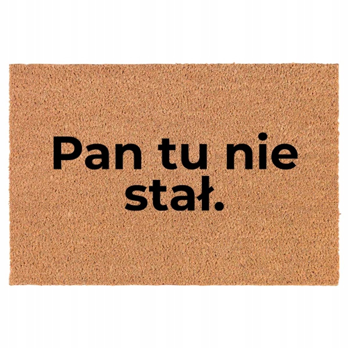 Kokosmat Deurmat 'Pan Tu Nie Stał' 40x60 cm - Antislip & Natuurlijk