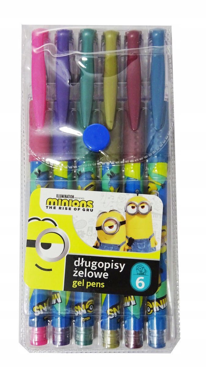 Gelpen Minion 6 Kleuren - St. Majewski
