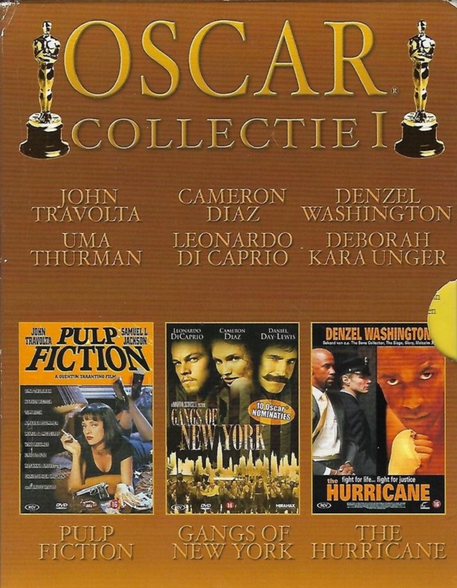 Oscar Collectie I (Gangs of New York, Hurricane, The, Pulp Fiction) 3DVD
