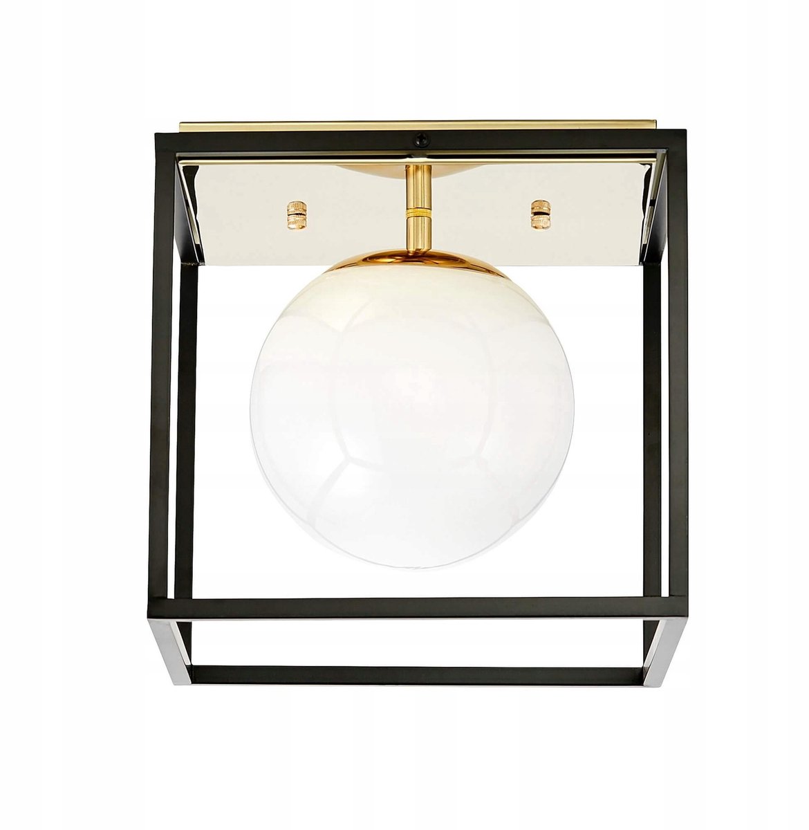 Maldini Plafond Lamp Goud Wit Zwart - E27