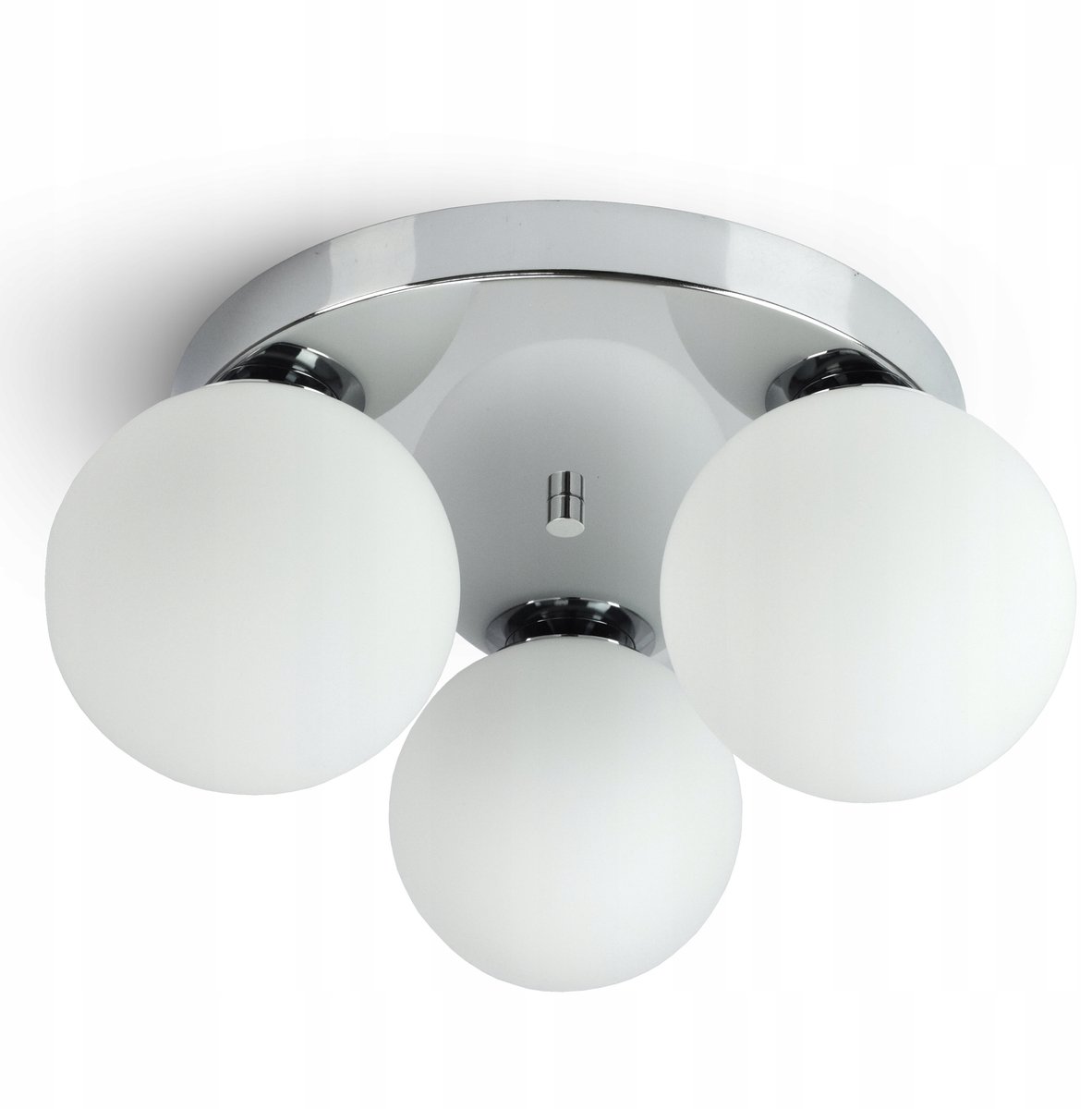 Hanglamp Glas Bollen Chroom G9 560-E3 Wit