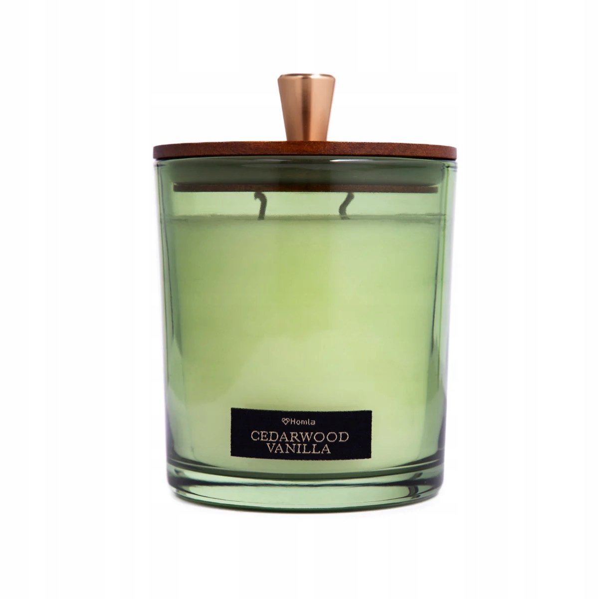 HOMLA - Geurkaars - Woody Blend - Cedarwood Vanilla - 380 g