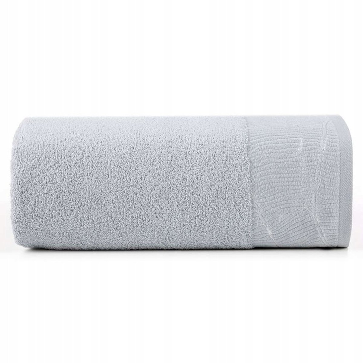 Luxe Badhanddoek Metallic 70x140cm Zilver - 100% Katoen
