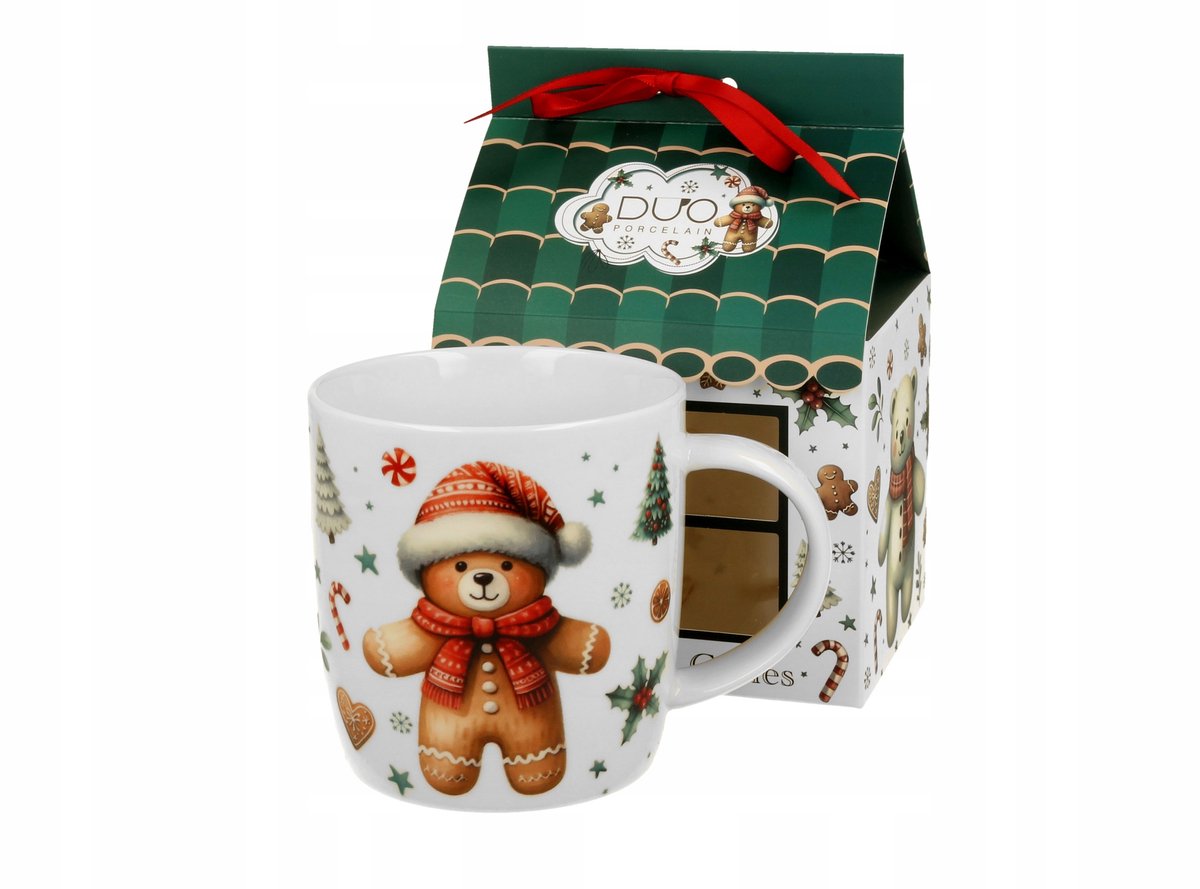 Duo Kerstmok 'Christmas Cuties' in Huisvormige Verpakking