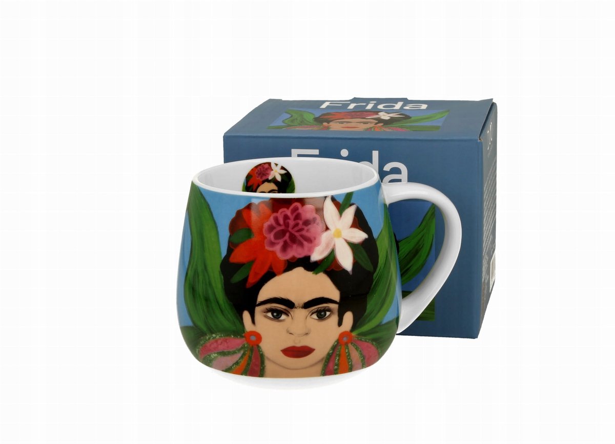 Duo Mok Mexicaanse Kunst Blue New Bone China 430ml
