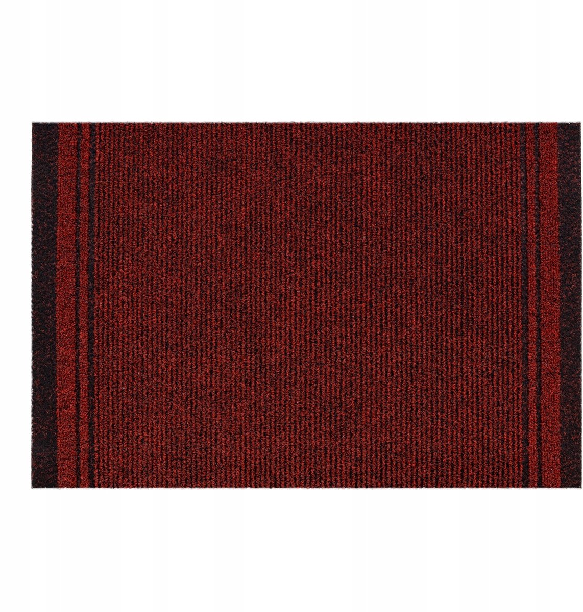 MALAGA Antislip Deurmat Rood 66x220 cm - Universeel Gestreept