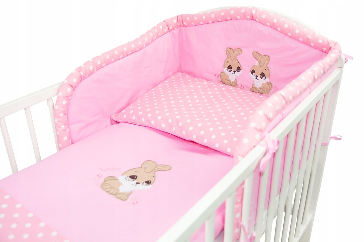 Babyslaapset 3-delig 120x90cm - Konijn - 100% Katoen