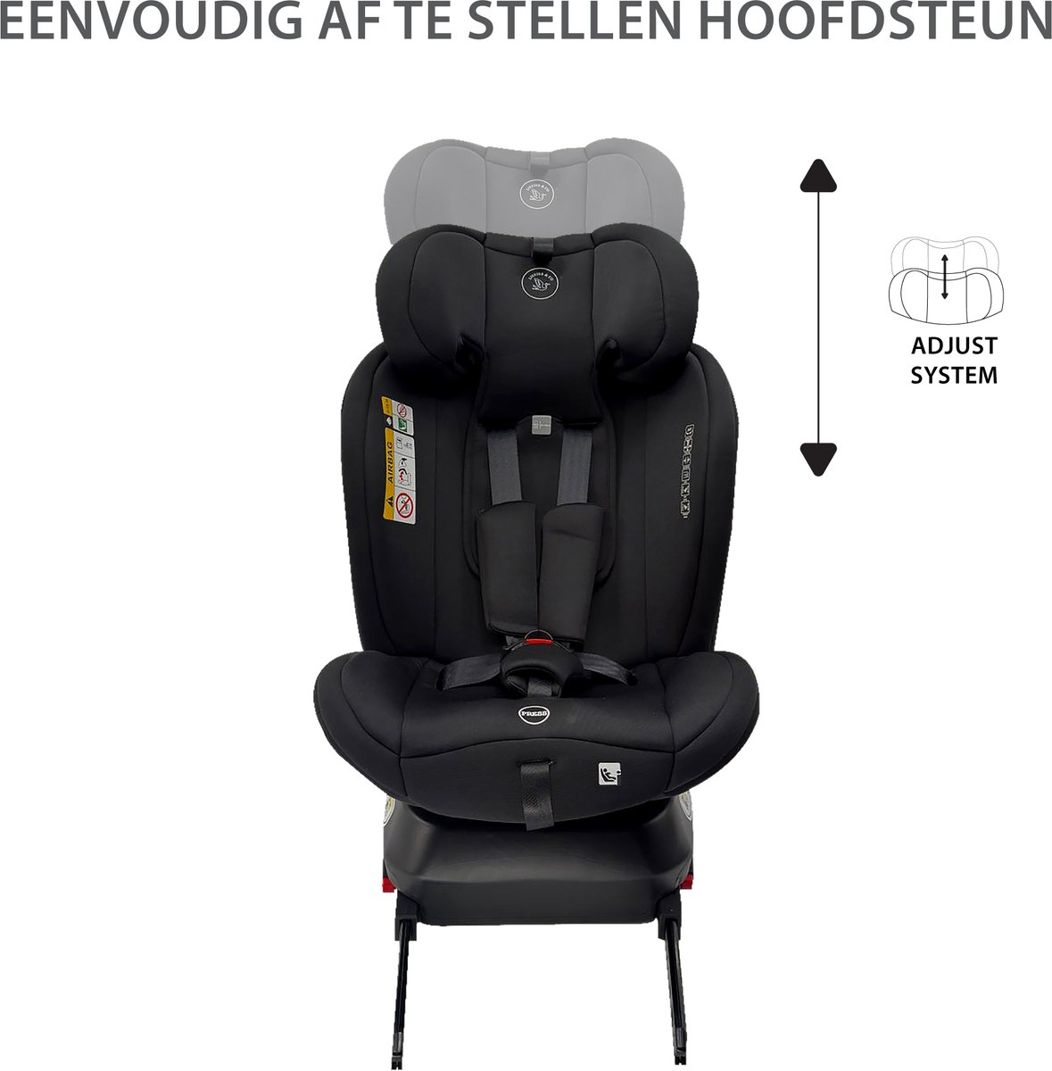 Liefjes & Co Growsafe Autostoel – i-Size 4-in-1 – 360° Draaibaar – ISOFIX & Top Tether – Groep 0/1/2/3 (40–150 cm) thumbnail 6