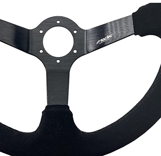 Universeel Stuurwiel met Knop en Bevestigingsset voor Carrera, Zwart van Universeel — afbeelding 4