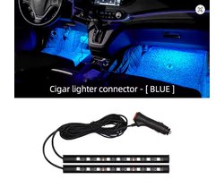 LED Auto Interieur - Licht - Sigaret Aansteker - Strip Light - Backlight - 12V - Decoratieve Sfeer Neon Lamp Voertuig Accessoires
