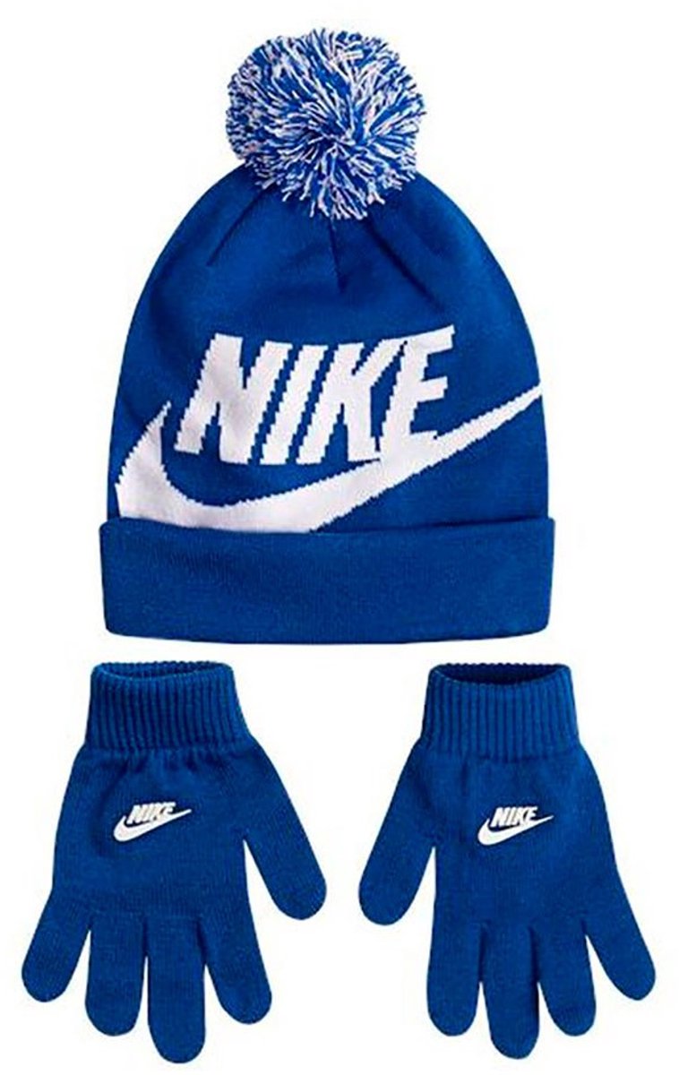 Nike Kids Swoosh Pom Set Blauw 4-7 Years