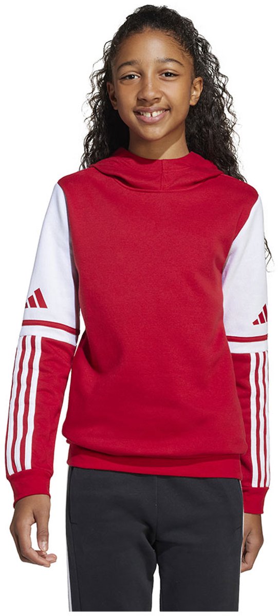 Adidas Squadra 25 Hoodie Rood 11-12 Years Jongens,Meisjes