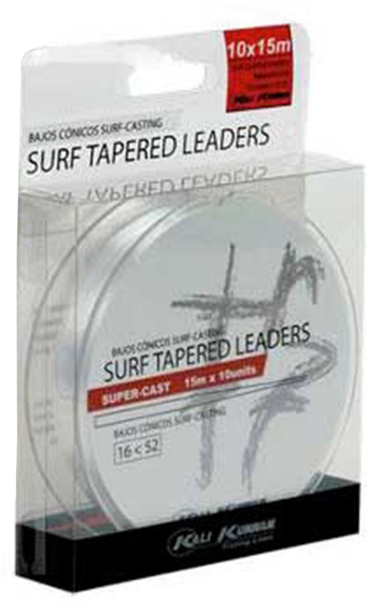 Kali Kunnan Surf 15 M Taps Toelopende Onderlijn Veelkleurig 0.200-0.620 mm