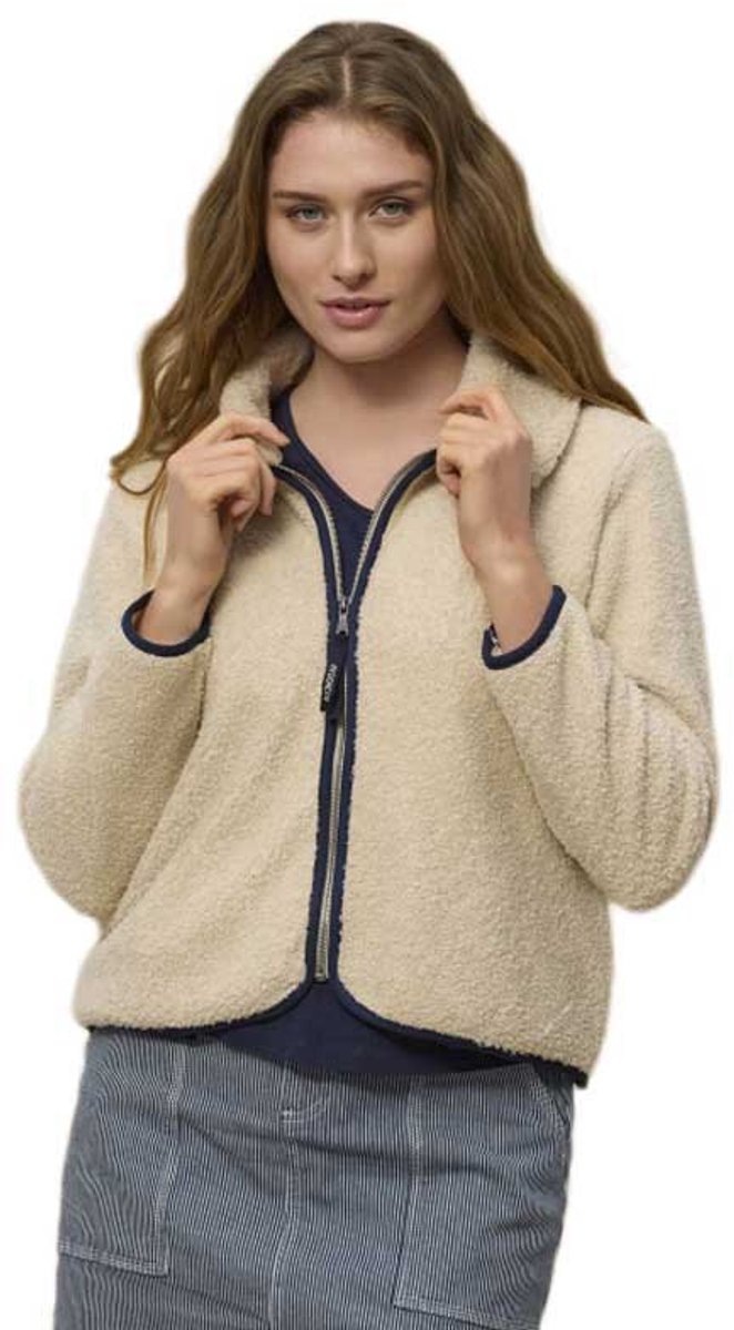 Redgreen Saceline Fleece Met Volledige Rits Vrouw Creme