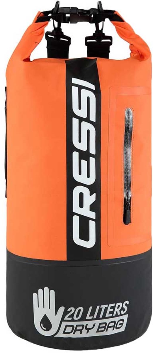Cressi Pvc Premium 20l Droge Zak Oranje