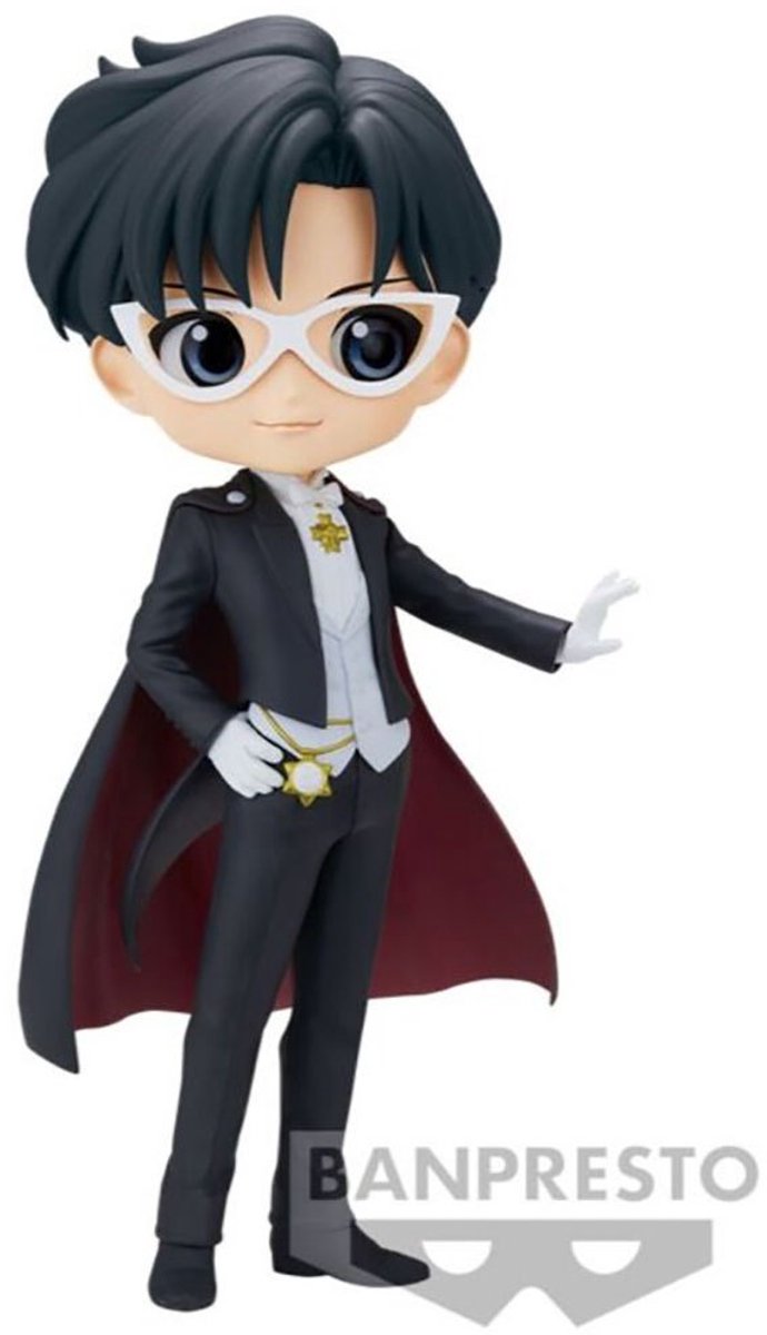Banpresto Sailor Moon Q Posket Cosmos Tuxedo Mask Vera-figuur Rood