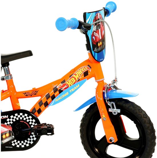 Dino Kinderfiets Hot Wheels 12 inch — afbeelding 3