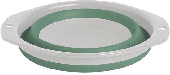 Inklapbare wasbak rond groen — afbeelding 2
